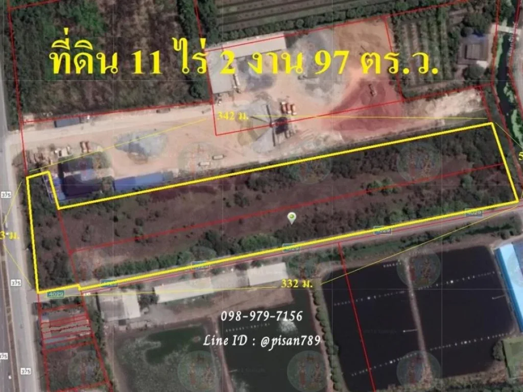 ขายที่ดินบ้านเเพ้ว ติดถนนใหญ่ ถมเเล้ว จำนวน 11 ไร่กว่า ผังสีเขียวอ่อน มีโครงการทางด่วน