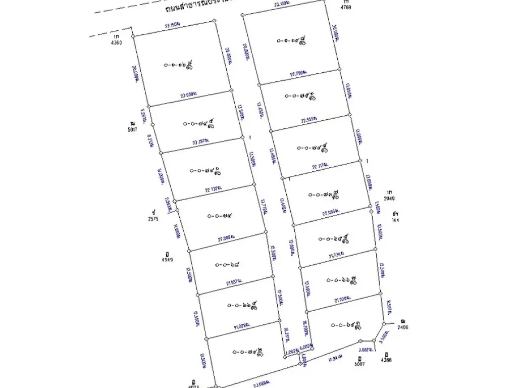 ขายที่ดินจัดสรรตั้งแต่ 63-116 ตรวตตำนาน ใกล้ถนนบา