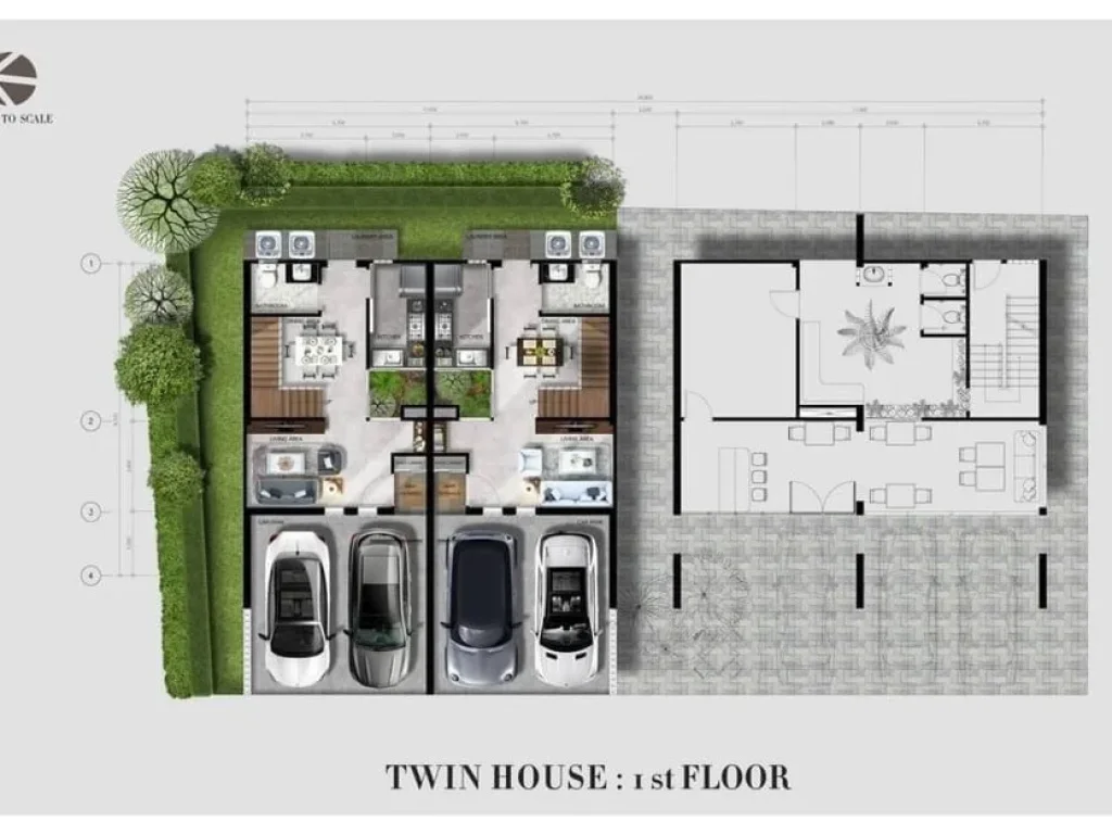 ขายบ้าน TWIN HOME สไตล์มินิมอล ใจกลางเมือง ตช้างเผือก เชียงใหม่