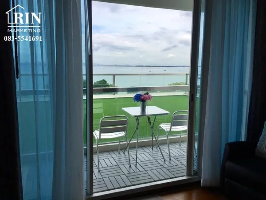 ขาย เดอะ ปาล์ม วงศ์อมาตย์ บีช พัทยา Sale The Palm wongamt beach front pattaya Studio room 395 M Sea view