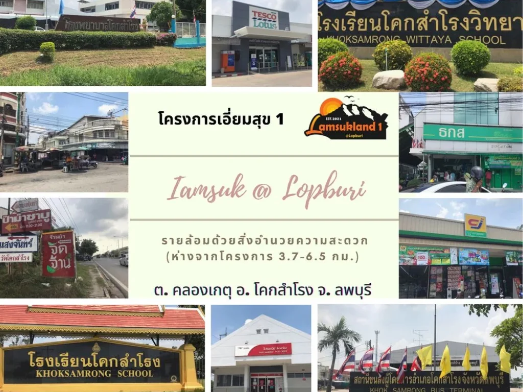 ที่ดินแบ่งขาย 2 ไร่ โคกสำโรง ลพบุรี ซอยโลตัส ใกล้อำเภอ วิวเขา ดินดี ใกล้ชุมชน ไม่เปลี่ยว น้ำไฟพร้อม ใช้ประโยชน์ได้ทันที เจ้าของขายเอง โฉนดครุฑแดง