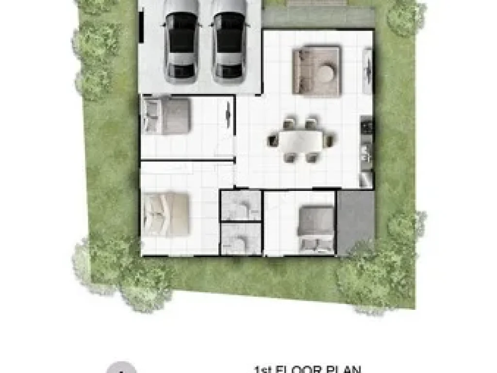 บ้านเดี่ยวขนาด 120 ตรม โครงการ LANDMARK เจดีย์หัก-ทุ่งตาล ใจกลาง อเมืองราชบุรี