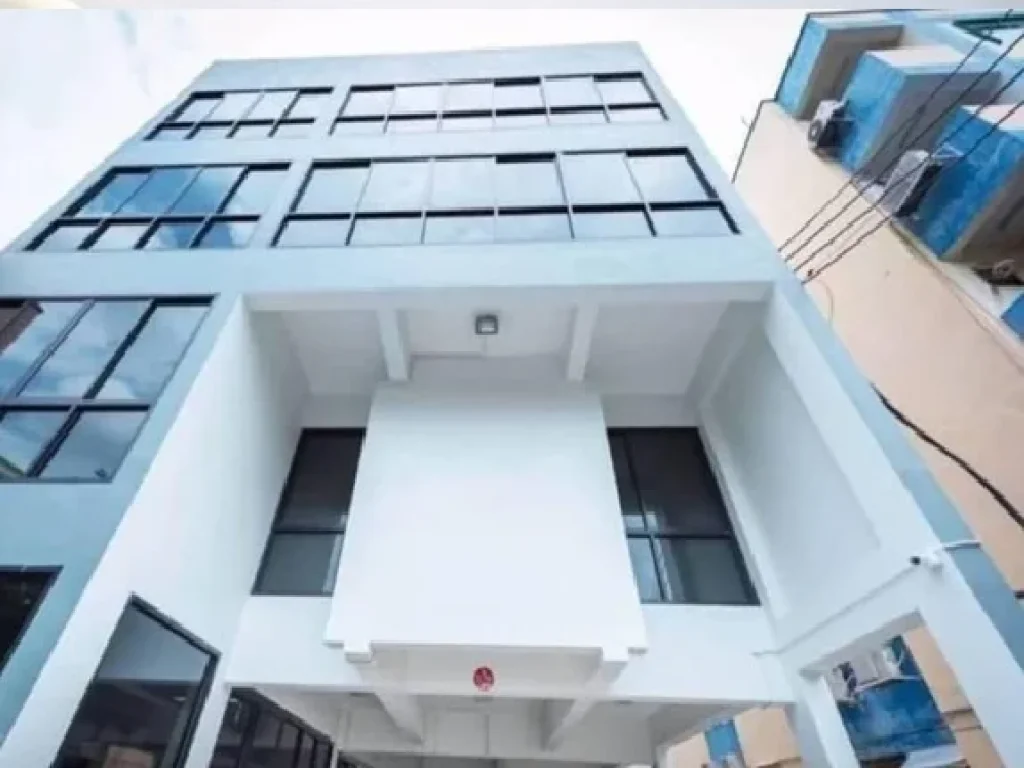 For Rent ให้เช่าอาคารสำนักงาน 5 ชั้น พร้อมลิฟท์โดยสาร อาคารตกแต่งสวย ซอยรัชดาภิเษก 7 ใกล้ MRT ห้วยขวาง