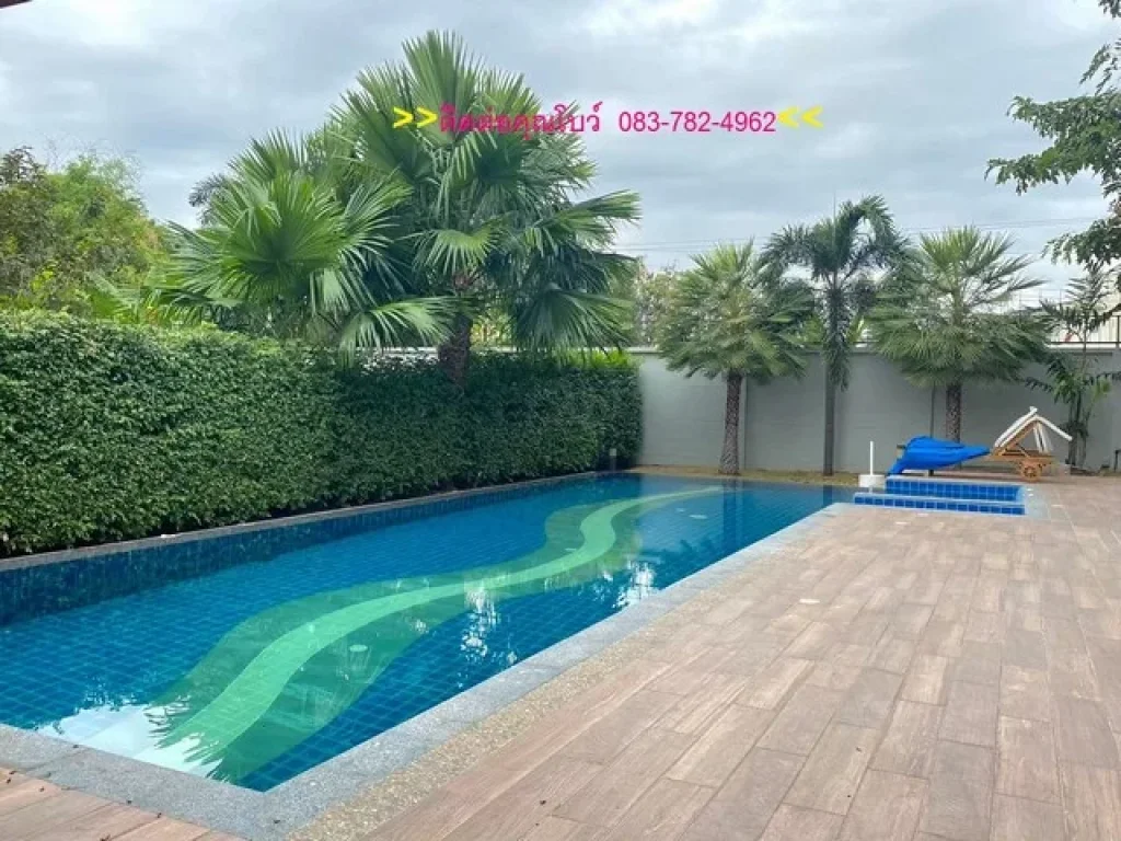 คฤหาสน์หรู ปล่อยให้เช่าบ้านหรูพร้อมสระว่ายน้ำส่วนตัว ย่านพระราม9 6 bedrooms Rental price 260000