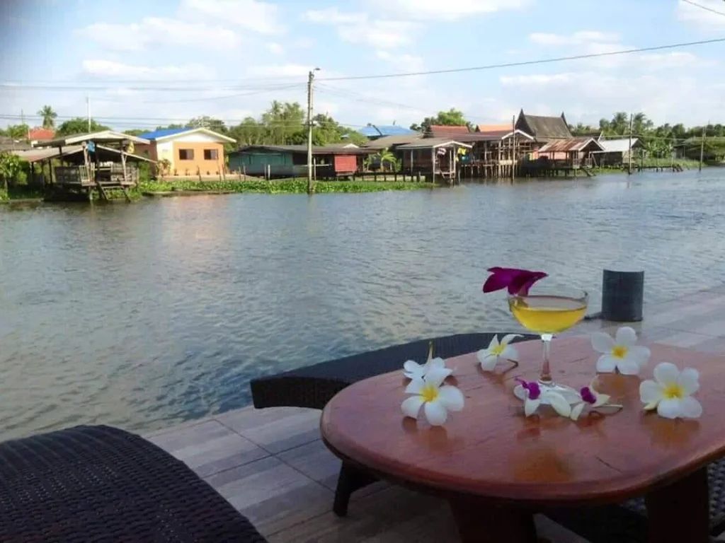 ขายที่ดินริมน้ำบ้านเรือนไทยไม้สักทองทั้งหลัง พระราม 5 บางกรวย นนทบุรี ใกล้เส้น นครอินทร์-ราชพฤกษ์ วิวสวย เดินทางสะดวก ขายด่วน ราคาดี