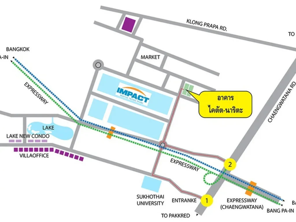 โกดัง ห้องเก็บของ Self-Storage ให้เช่า ขนาด 4-500 ตารางเมตร ภายในเมืองทองธานี ใกล้จุดขึ้น-ลงทางด่วน