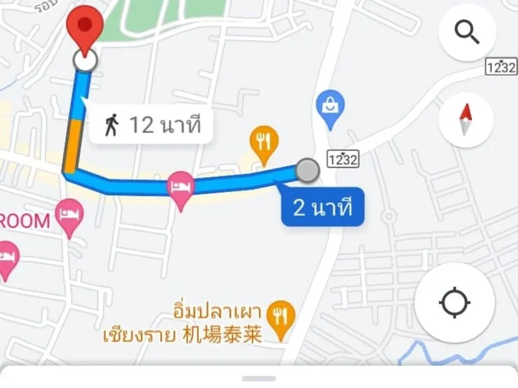 ขายที่ดิน 1 ไร่ 85 วา เชียงราย ใกล้แยกพ่อขุน ใกล้ถนนบายพาส