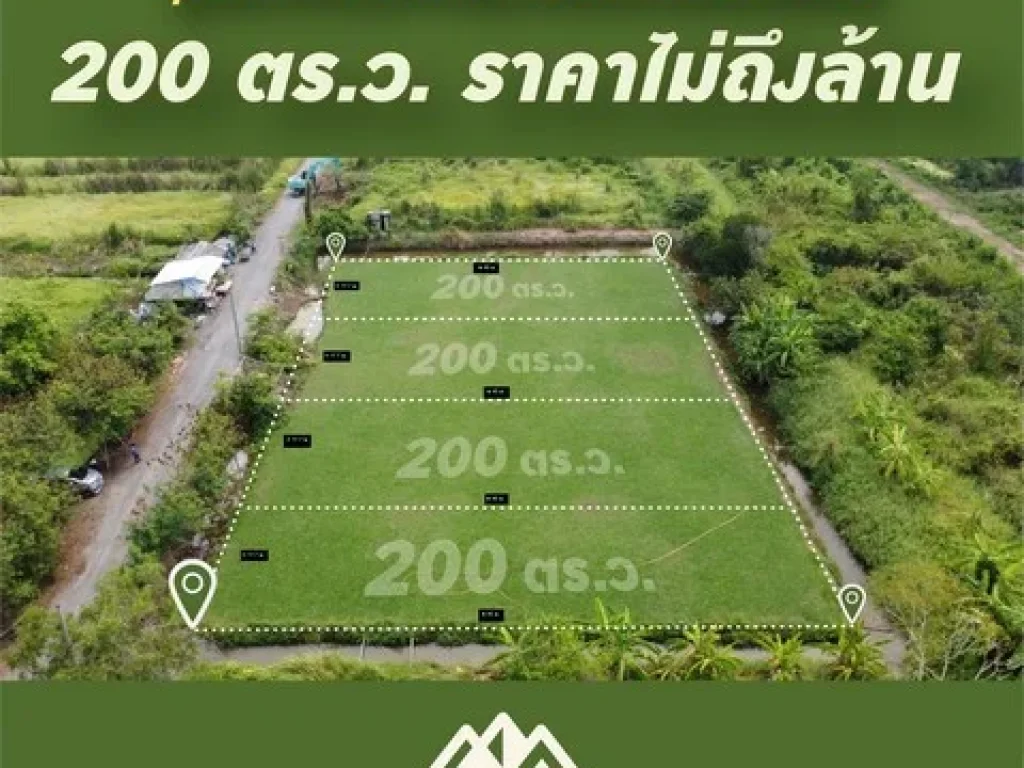 ขายที่ดินคลอง 12 หนองเสือ 200 ตรว มีไฟฟ้า มีน้ำประปา เหมาะปลูกบ้าน ทำเกษตรเล็กๆ บรรยากาศดี