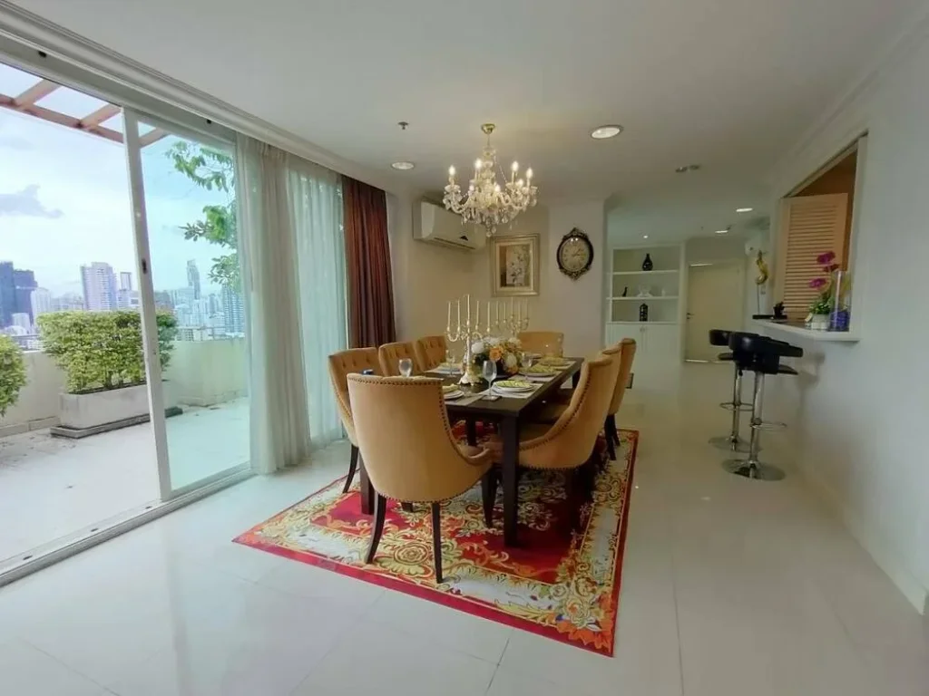 ให้เช่า 4 ห้องนอน Duplex Penthouse พร้อมพงษ์ สุขุมวิท 572 ตรม ห้องใหม่ สวยสุด วิวดีสุด ใหญ่สุดในตึก มีห้องแม่บ้าน