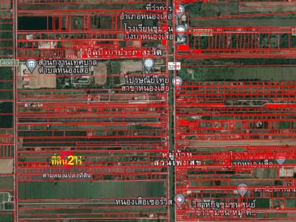 ขายด่วนที่ดิน 2 ไร่ ซอยเทศบาล 12 ถนนเลียบคลองสิบฝั่งตะวันตก ตบึงบา อหนองเสือ จปทุมธานี