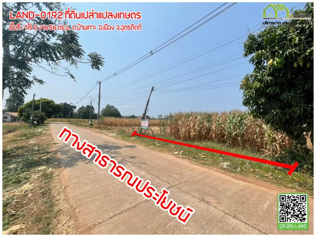 ที่ดินพร้อมสำหรับสร้างบ้านสวน บ้านคุ้งวารี เมืองอุตรดิตถ์ ราคาย่อมเยาว์