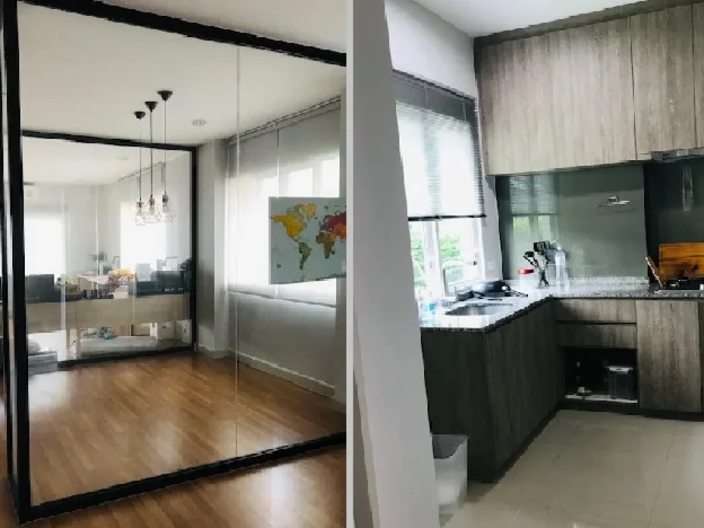 For Rent ให้เช่าทาวน์โฮม 3 ชั้น หลังใหญ่ โครงการ ชวนชื่น โมดัส โครงการ 2 วิภาวดีรังสิต ใกล้ IT Square