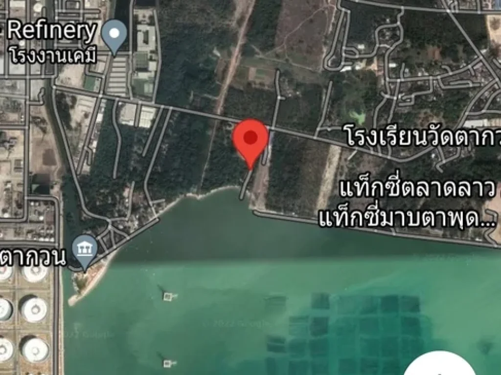 ขายที่ดินสีม่วงติดทะเลบ้านตากวน ตมาบตาพุด จระยอง ติดนิคมอุตสาหกรรมมาบตาพุด