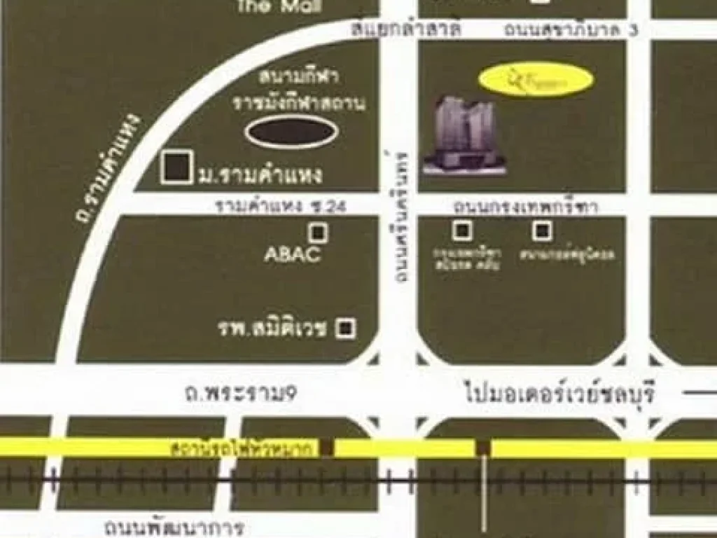 ขายหรือให้เช่าคอนโด โฟร์วิงส์ เรสซิเด้นส์ ศรีนครินทร์ ใกล้ Airport Link