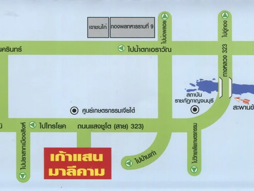 ขายที่ดินสวนมะขามหวานมะขามเปรี้ยวยักษ์ โครงการเก้าแสนมาลีคาม กาญจนบุรี