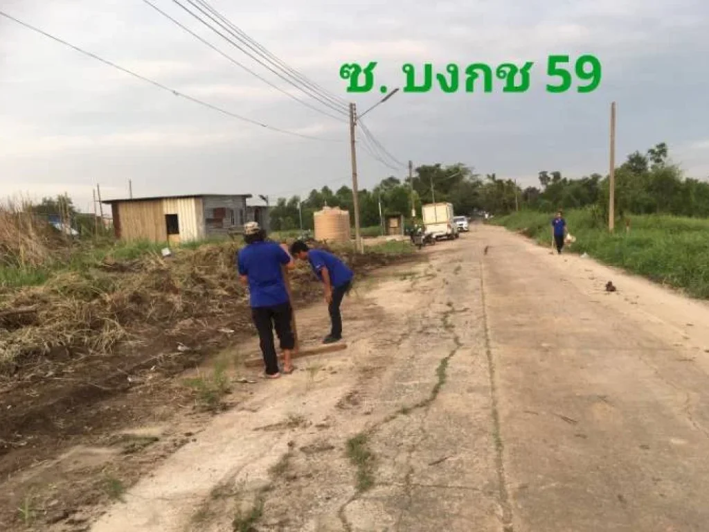 ขาย ที่ดิน ทำเลดี 2 แปลง ซอยบงกช 59 จังหวัดปทุมธานี