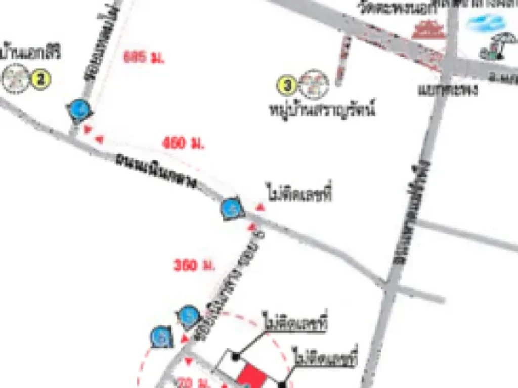 บ้านเดี่ยว 1ชั้น หมู่บ้าน ทรัพย์เจริญธานี จระยอง 5730 ตรว