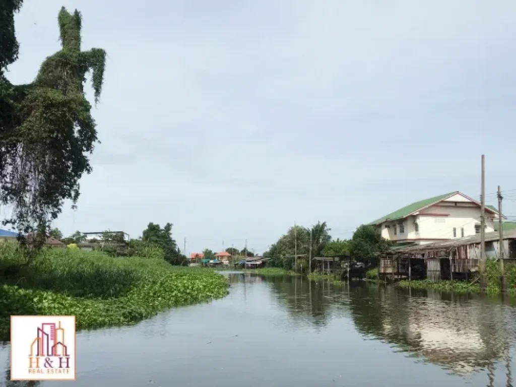 ที่ดินบางใหญ่ 5ไร่ ติดถนนประชาอุทิศ หลังติดคลอง ใกล้หมู่บ้านใหม่ ศุภาลัยไพรด์ บางใหญ่