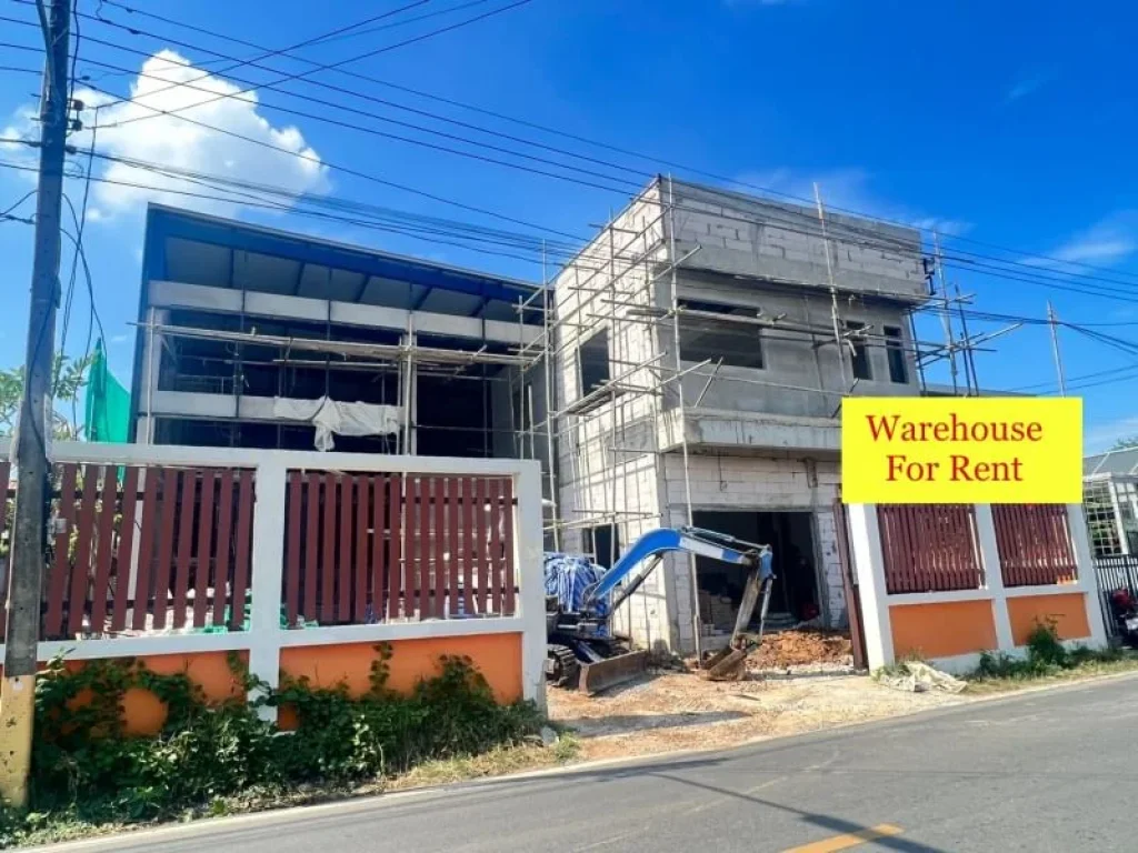 For rent warehouse ให้เช่า โกดัง 300 ตรม ให้เช่า พร้อมออฟฟิศ คลอง4 ลาดสวาย ลำลูกกา ปทุมธานี