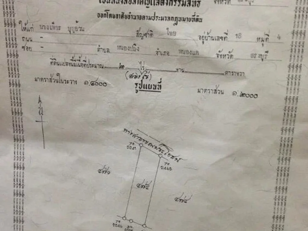 ขายที่ดิน 4 ไร่ ที่ดินถมแล้ว ตำบลหนองปลิง อำเภอหนองแค จังหวัดสระบุรี