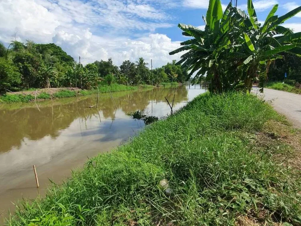 ที่ดินคลองสิบ-สิบสี่ ซอย3 ติดคลอง ติดถนน สวยมาก ขอบอก