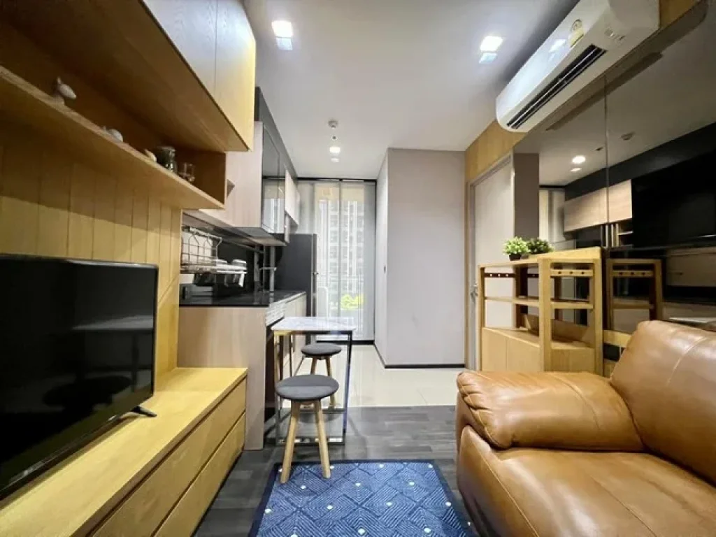 คอนโด The Line Asoke - Ratchada ของ Sansiri 1BED ให้เช่า Built-in พร้อมอยู่