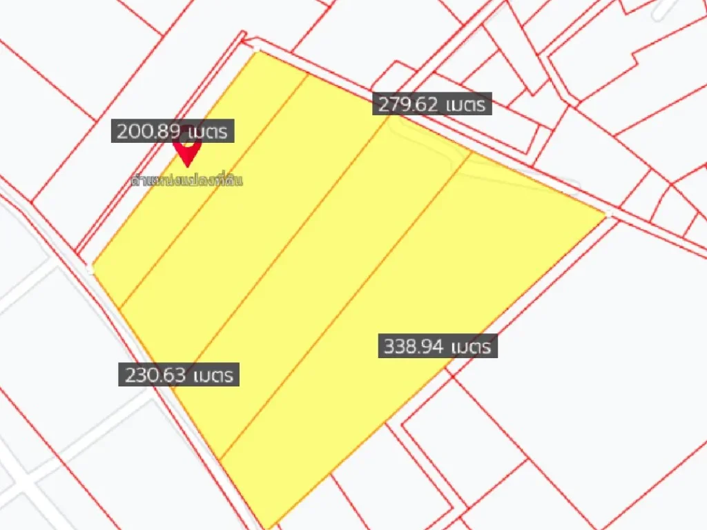 ขายที่ดินท่าทองหลาง 41 ไร่ ใกล้ถนนเส้น 3121 - 32 กม อบางคล้า จฉะเชิงเทรา