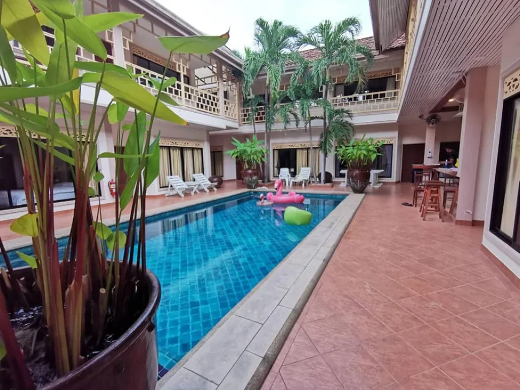 โรงแรม Pool Villa tinee พัทยา 206 ตรว 28 ห้องนอน ทัพพระยา ซ15 พัทยาใต้ เมืองพัทยา บางละมุง ชลบุรี