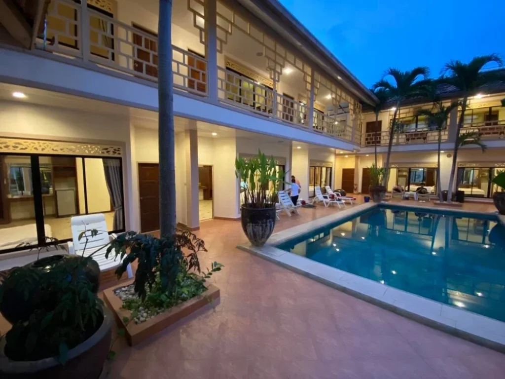 โรงแรม Pool Villa tinee พัทยา 206 ตรว 28 ห้องนอน ทัพพระยา ซ15 พัทยาใต้ เมืองพัทยา บางละมุง ชลบุรี