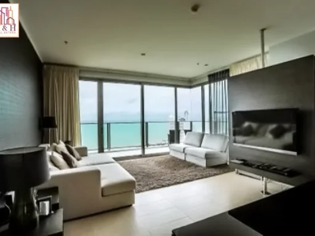 Northpoint Pattaya ติดหาดวงอมาตย์ 32fl 3Bed 132SqM fully fitted ห้องมุม