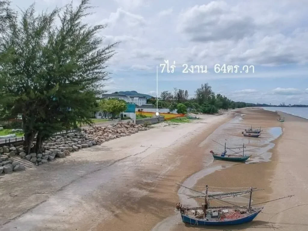 ที่ดิน ติดทะเล เขาเต่า หัวหิน 7 ไร่ กว่า หาดสวย น้ำใส บรรยากาศดีมาก