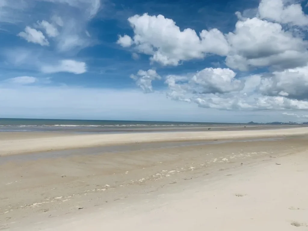 ที่ดินสวย ติดทะเล หัวหิน หาดสวย 2 ไร่กว่า ใกล้ร้านอาหารชมทะเล