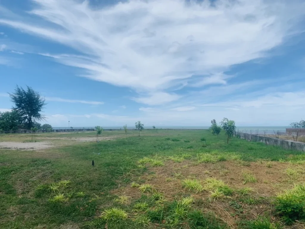 ที่ดินสวย ติดทะเล หัวหิน หาดสวย 2 ไร่กว่า ใกล้ร้านอาหารชมทะเล