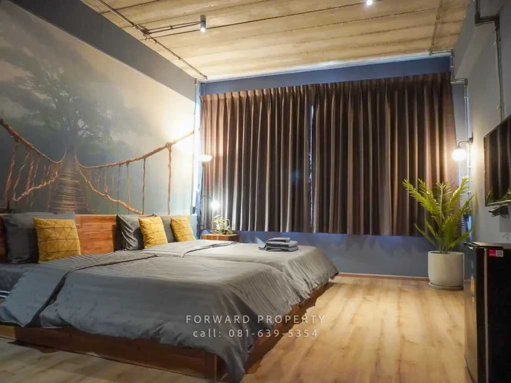 ขายโรงแรมสวย เปิดใหม่ สไตล์ loft industrial ขนาด 364 ตรว สามพราน นครปฐม