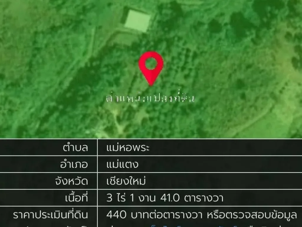 ขายที่ดิน วิวภูเขา 3-1-41 ไร่ อแม่แตง ใกล้เขื่อนแม่งัด เชียงใหม่