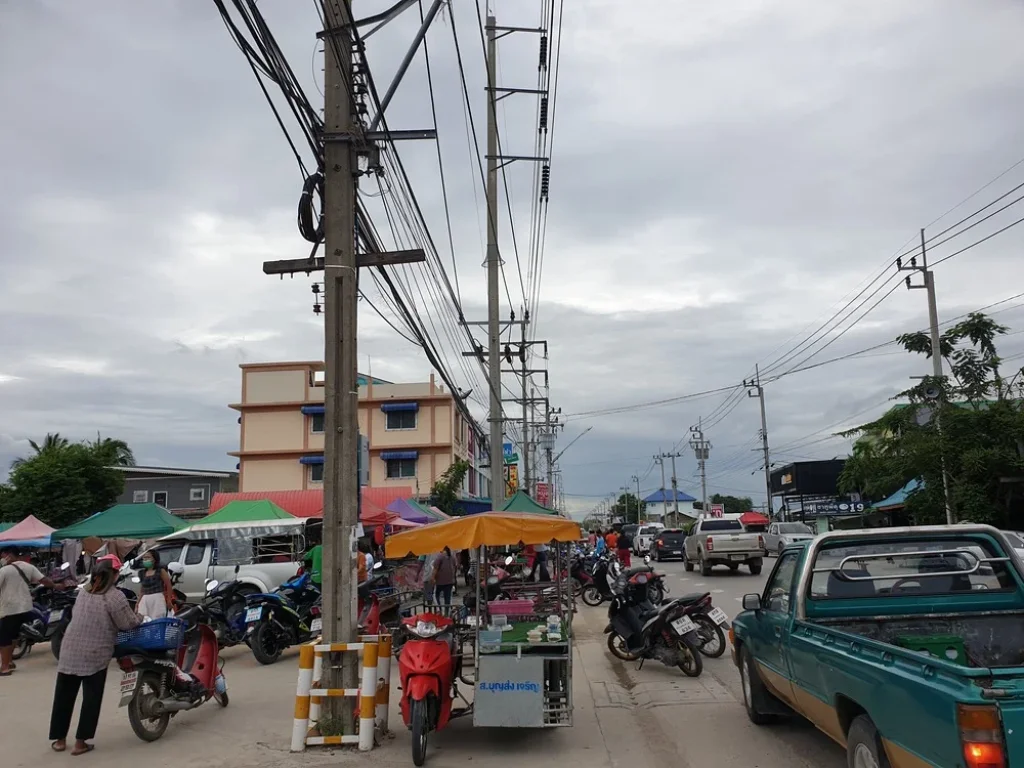 ขายที่ดิน 1-2-66 ไร่ ไทรน้อย - วัดต้นเชือก นนทบุรี ปัจจุบันมีคนเช่าทำตลาดนัด และมีบิ๊กซีเช่าอยู่ อนาคตมีเซเว่นเช่าเพิ่ม มีรายได้แน่นอน