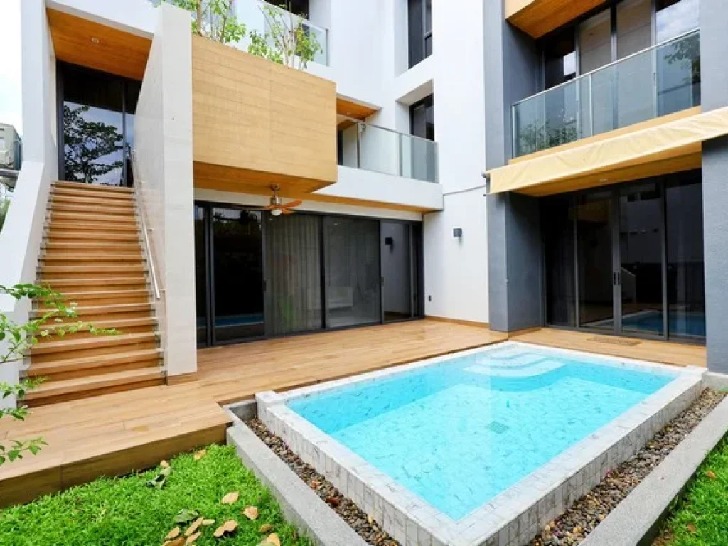 ขายบ้านเดี่ยว 3 ชั้น 81 ตรว BAAN 365 พระราม 3 by LPN พร้อมสระว่ายน้ำส่วนตัว สไตล์ Pool Villa