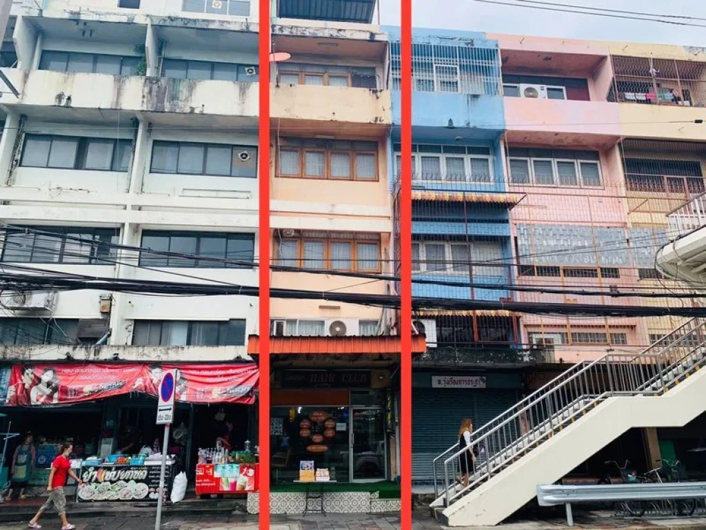 ขาย อาคารพาณิชย์ ติดถนนจรัญสนิทวงศ์ บางพลัด ใกล้รถไฟฟ้าMRT สถานีบางอ้อ ใกล้ซอยจรัญสนิทวงศ์962