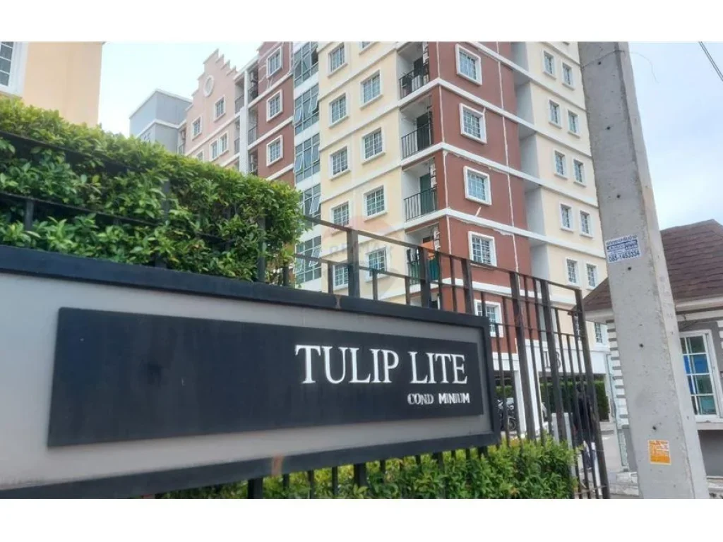 ขายคอนโด ทิวลิป ไลท์ คอนโดมิเนียม Tulip lite Condominium ชั้น 2 28ตรม เพชรเกษม ห้องสวย ทำเลดี