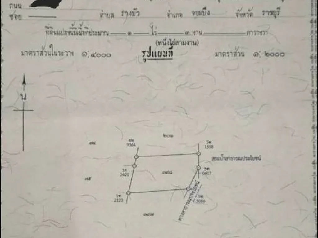 ขายที่ดินบรรยากาศดีมีเพื่อนบ้านด้านหน้าติดสระน้ำ ขนาด 1 ไร่ 3 งาน ตำบลรางบัว อำเภอจอมบึง ราชบุรี ฟรีค่าโอน