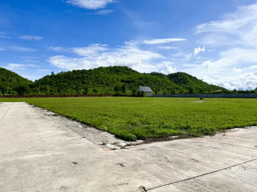 ขายที่ดินจัดสรรในเมืองหัวหินเหมาะปลูกบ้านพักอาศัย หรือบ้านพักตากอากาศหลังที่ 2 ทำเลดี วิวสวย