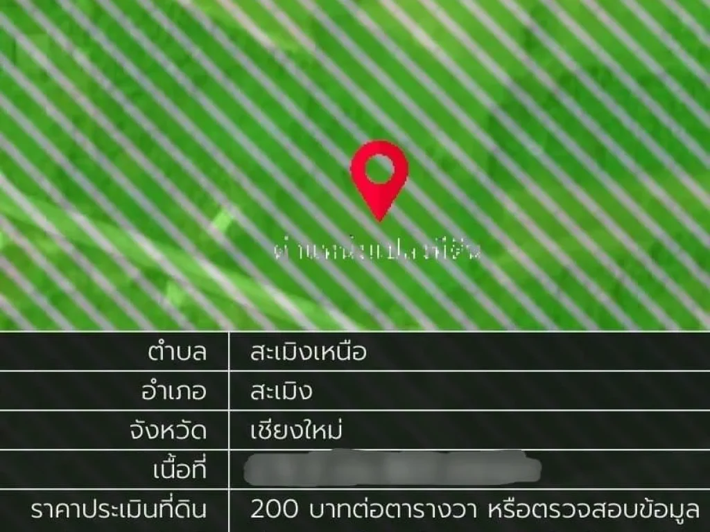 ขายที่ดินท่ามกลางธรรมชาติ วิวภูเขาสวยงาม 2-0-82 ไร่ สะเมิงเหนือ เชียงใหม่