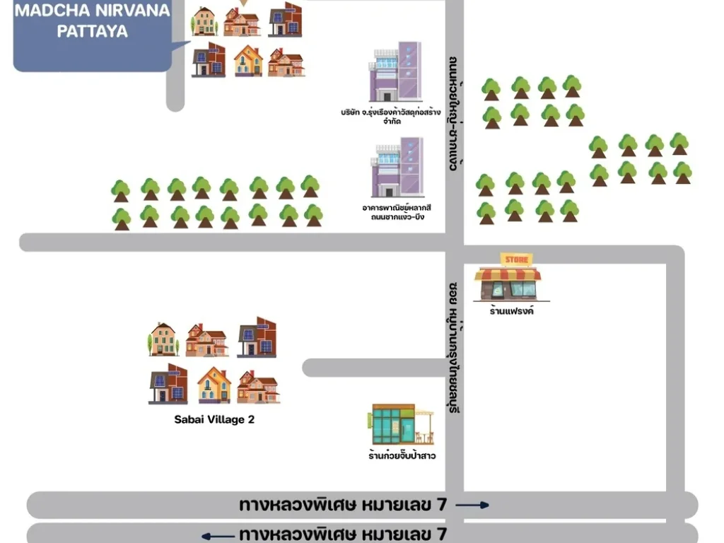 ขายบ้านเดี่ยวหลังใหญ่ โครงการ MADCHA NIRVANA PATTAYA