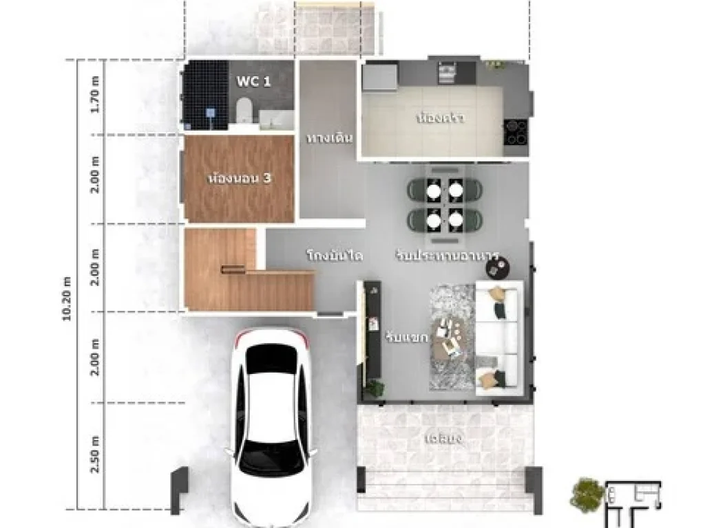 บ้านจินตนาพงษ์ บ้านเดี่ยวทรงปั้นหยา 2 ชั้น เนื้อที่ 90 ตรว พื้นที่ใช้สอย 180 ตรม