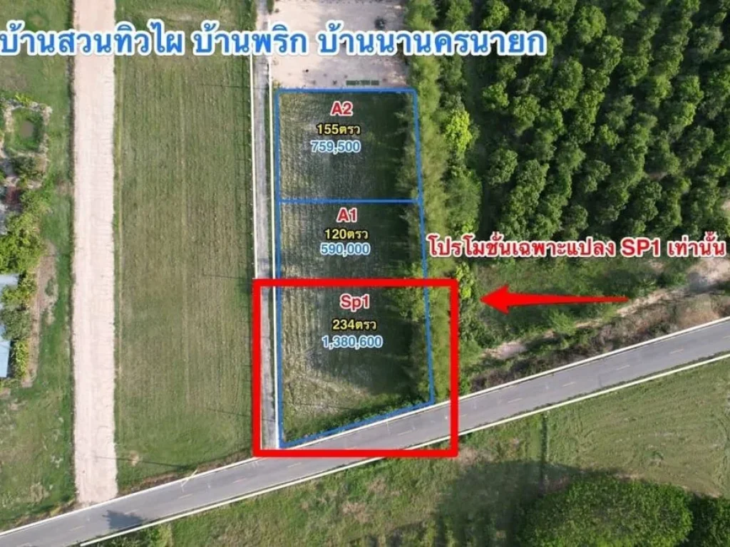 สามแปลงสุดท้าย ที่ดินแปลงสวย ได้ธรรมชาติ บ้านสวนผิวไผ่ บ้านพริก