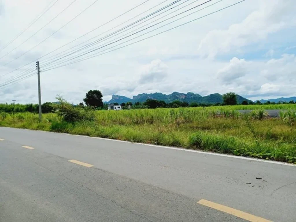 ขายที่ดินติดถนนลาดยาง ท่าม่วง กาญจนบุรี 3 ไร่ เห็นวิวภูเขา เห็นวิววัดถ้ำเสือไกลๆ เหมาะสร้างบ้าน