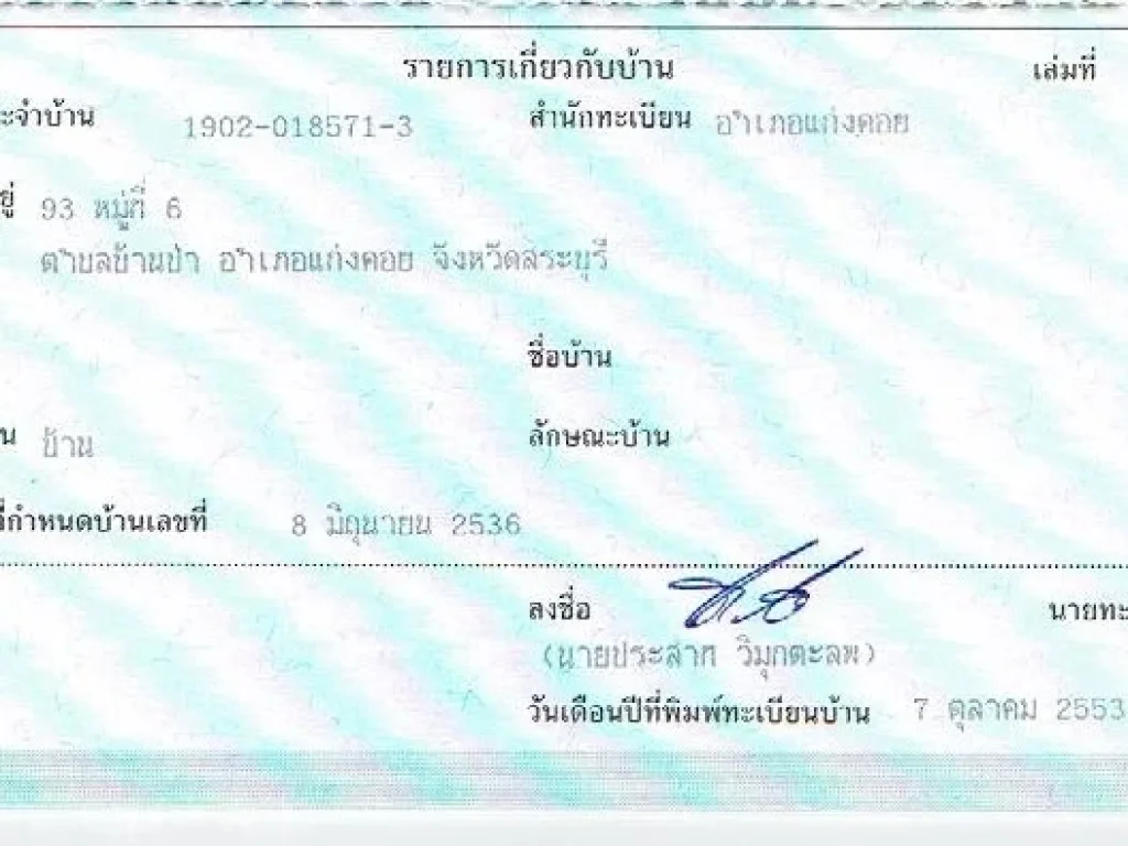 บัตรประชาชนใบเดียวก็ซื้อได้ ทาวเฮาส์ 28 ตรว 2 ห้องนอน 1 ห้องน้ำ 1 ห้องรับแขก