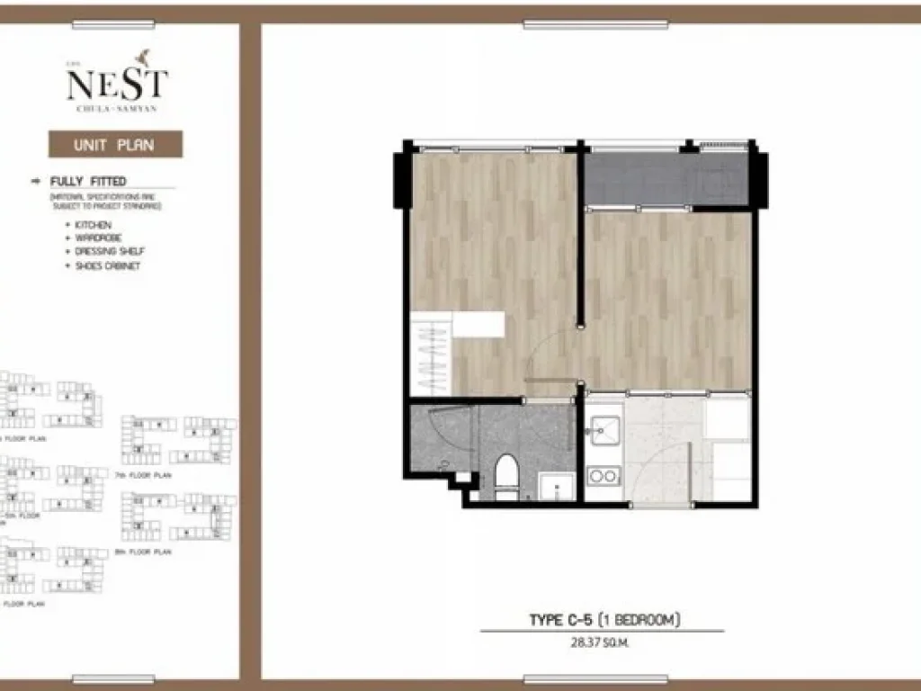 ขายคอนโดสร้างใหม่ The Nest จุฬา-สามย่าน ใกล้ MRT สามย่าน เจ้าของขายเอง