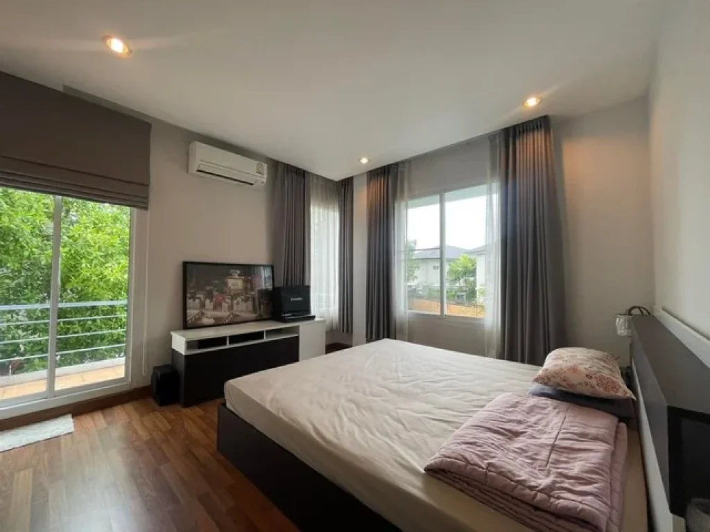 ขายบ้านในโครงการQHouse สภาพ90พร้อมสวน ที่จอดรถ สามารถต่อเติมได้อีกเยอะ