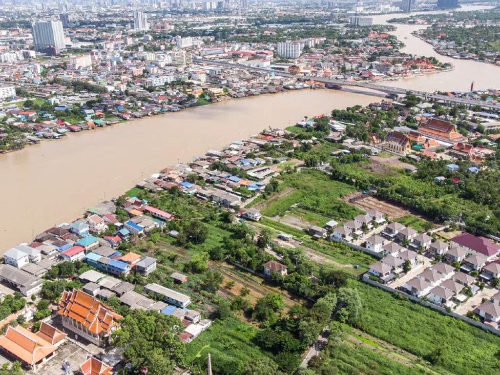 ขายที่ดิน ปากเกร็ด นนทบุรี 1ไร่ครึ่ง แปลงใหญ่ สวย ติดถนน ราคาดี